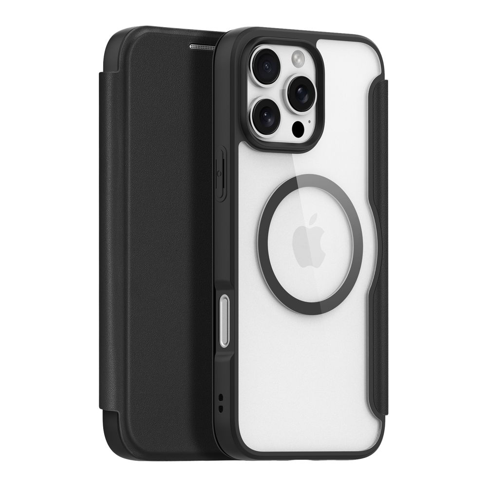 Чохол-книжка Dux Ducis Skin X Pro with MagSafe для iPhone 16 Pro Max (Black)-0